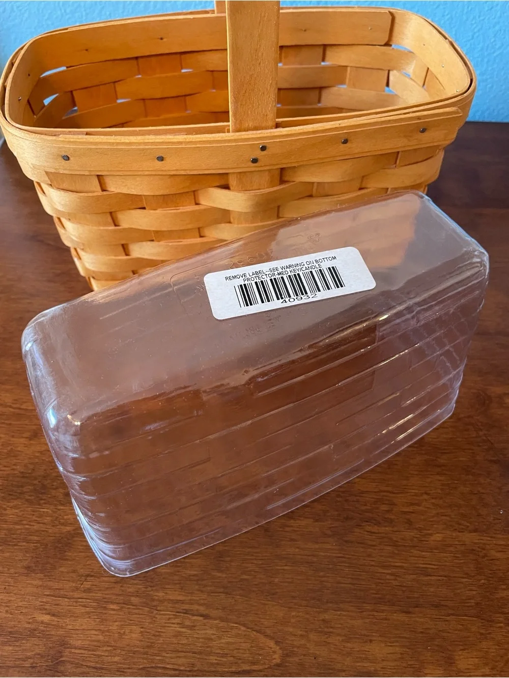 Longaberger 2001 Candle Edition Basket with Plastic Liner – Excellent Condition